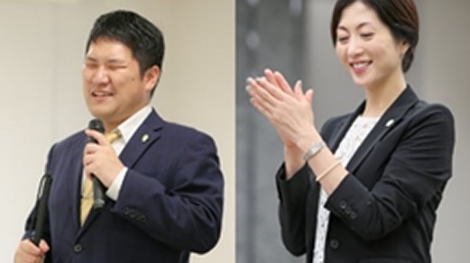 講師の原口と薄葉の写真